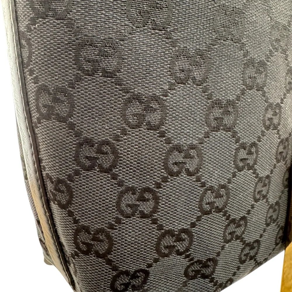 Gucci Black Monogram Hobo Bag - Picture 2 of 5